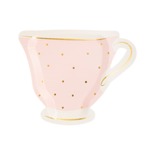 Load image into Gallery viewer, PLTEA41 - Tea Party Cup Shaped Paper Plate Set - 3 colors