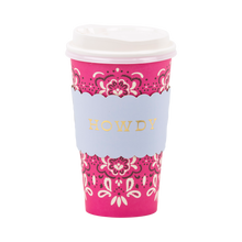 Load image into Gallery viewer, PLDSC11 - Cowgirl Pink Bandana To Go Cups
